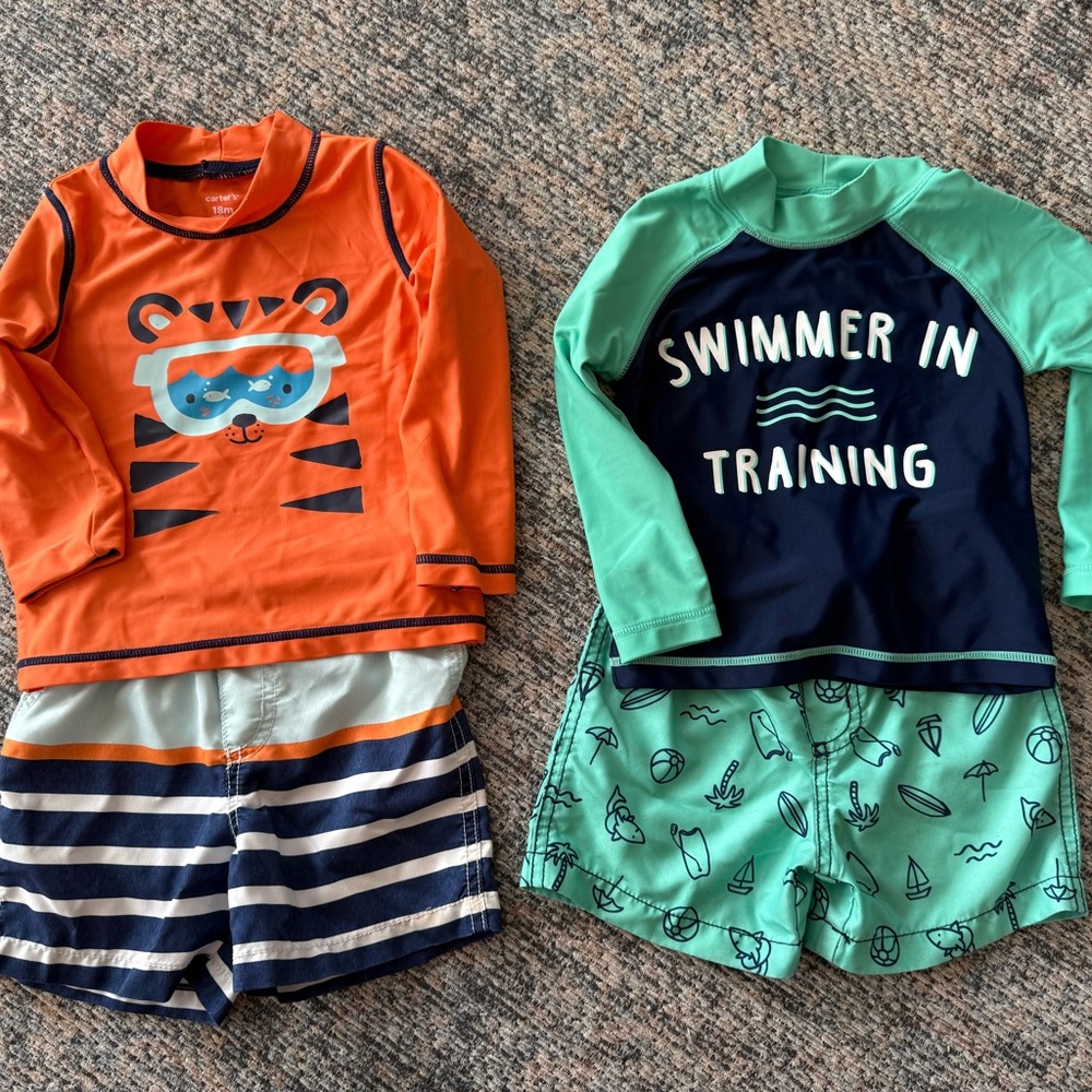 Carters Kids Swim Set - 18 months